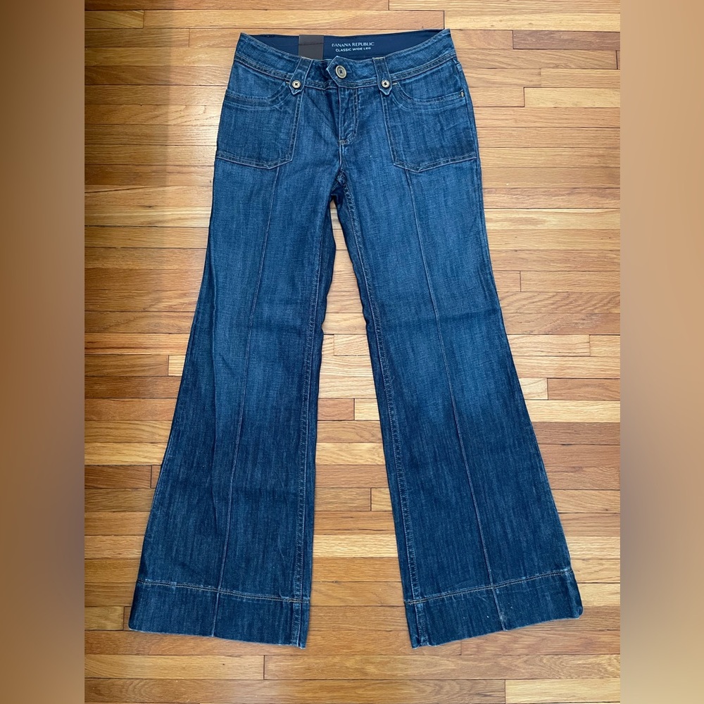 Banana Republic Dark Blue Flare Jeans